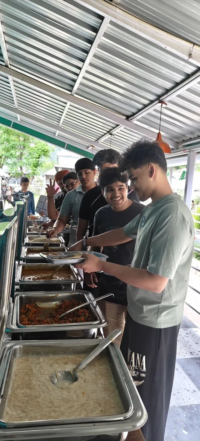 Camp Buffet Line