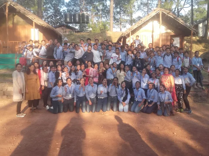 Students on a Marvel Adventures school trip