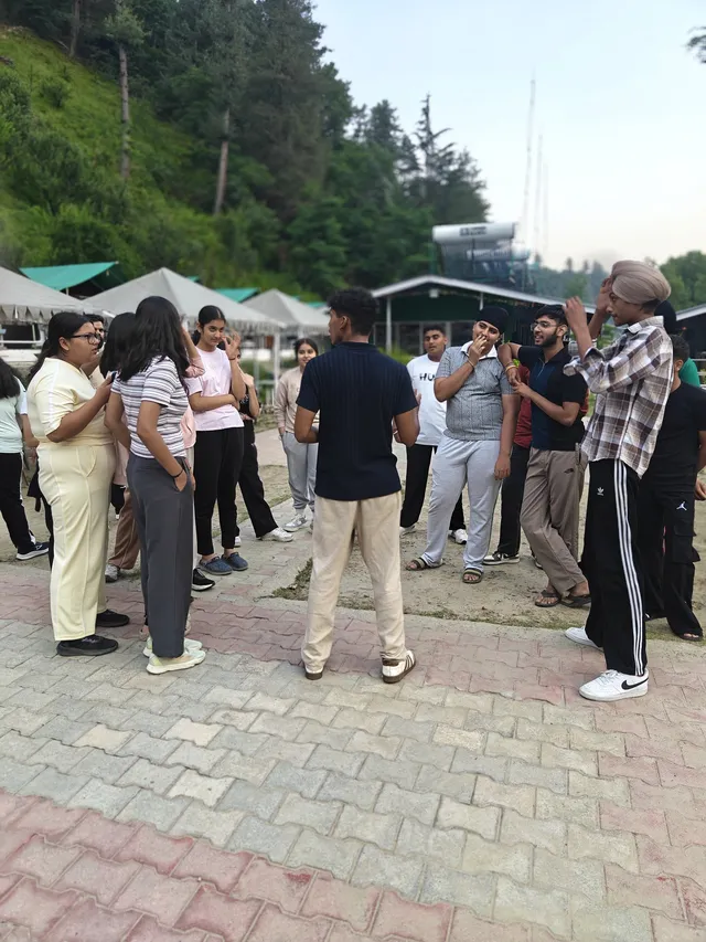 Camp Courtyard Gathering
