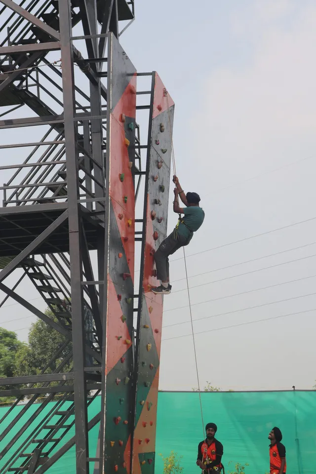 Climbing Wall Ascent