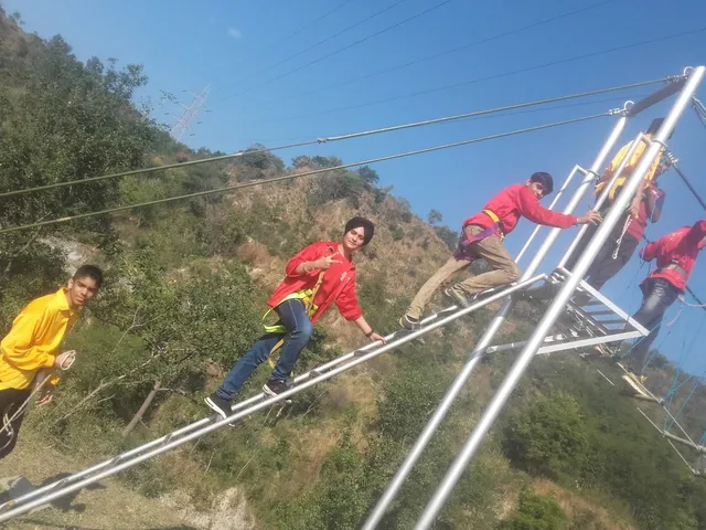 High Ropes Balance Beam