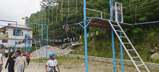 Ropes Course Zipline